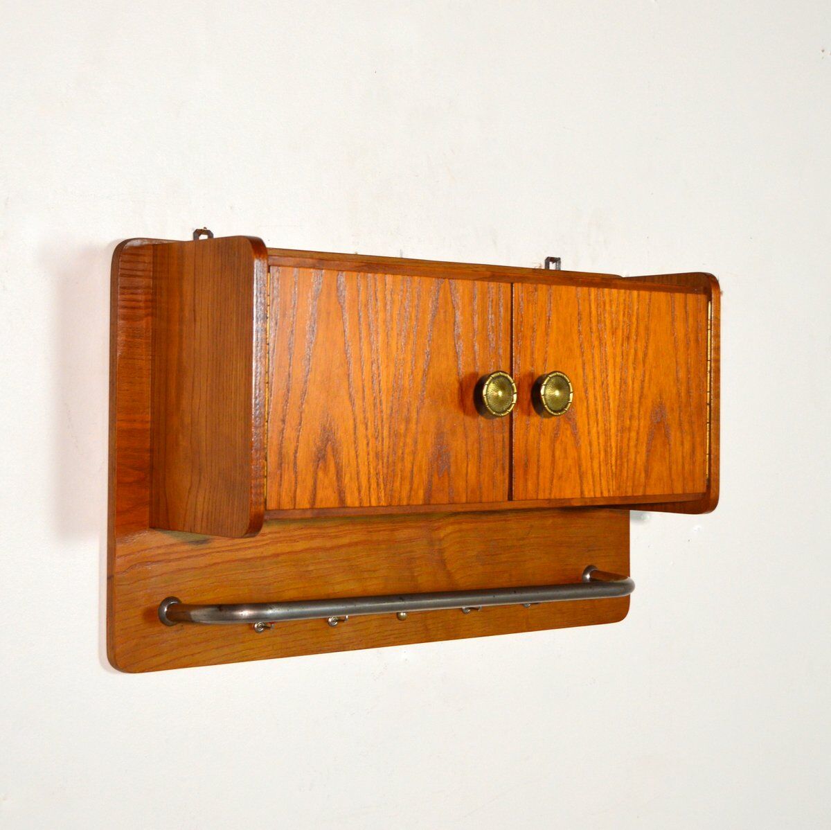 Wall shelf 2 doors 1950s
