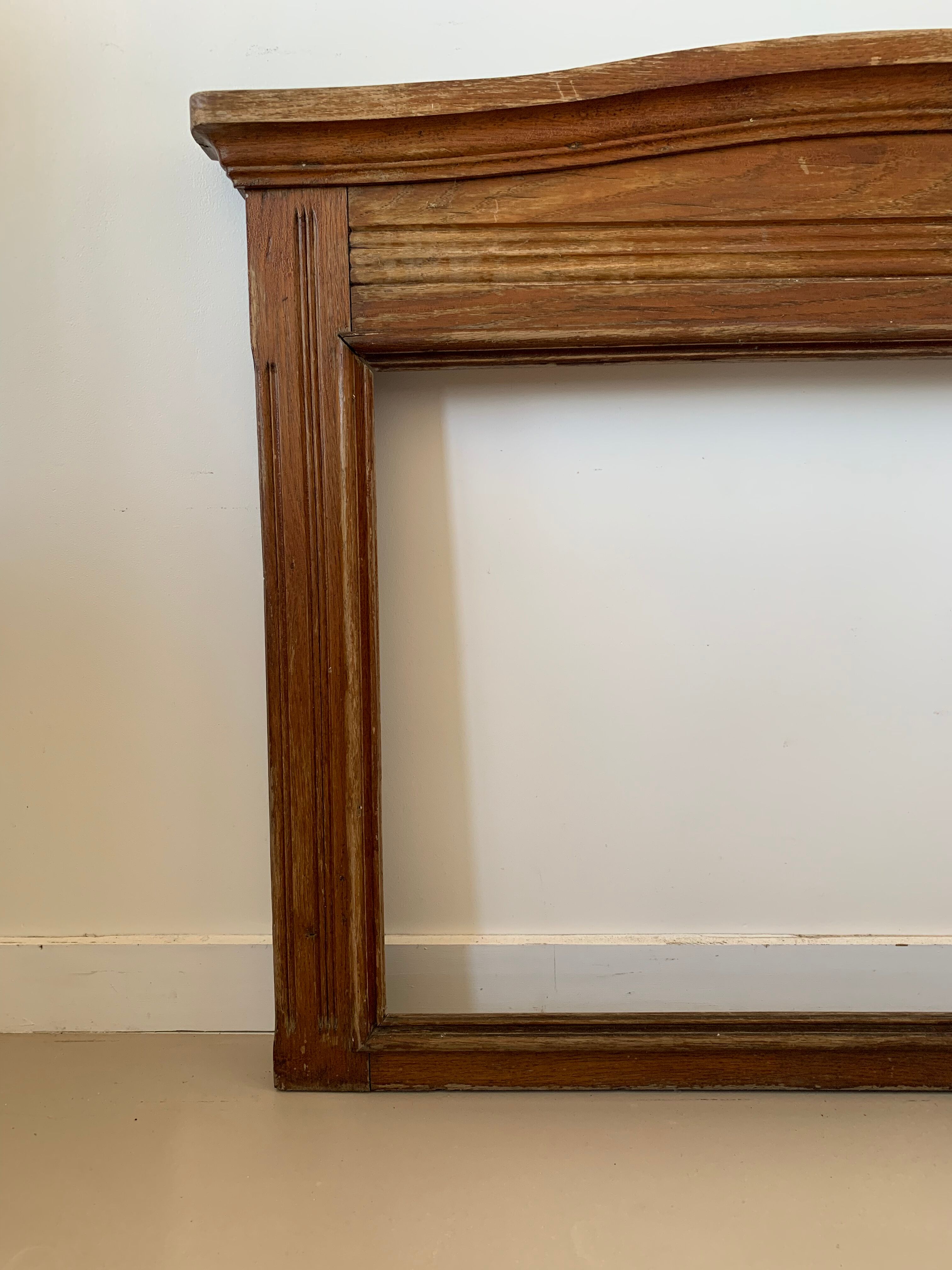 Old pedimented frame 107x78cm