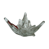 Empty pocket in vintage crystal shape umbrella Cristallerie de Vallerysthal