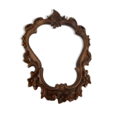 Miroir bois sculpté
