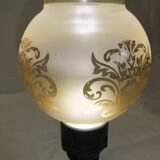 Tulip globe engraved glass for pendant lamp chandelier wall lamp