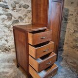 French storage cupboard from the 1920s–1930s – Cupboard with drawers and wardrobe.