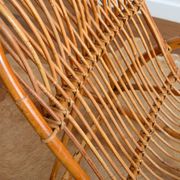 Rattan rocking chair Rohe Noordwolde 50/60s