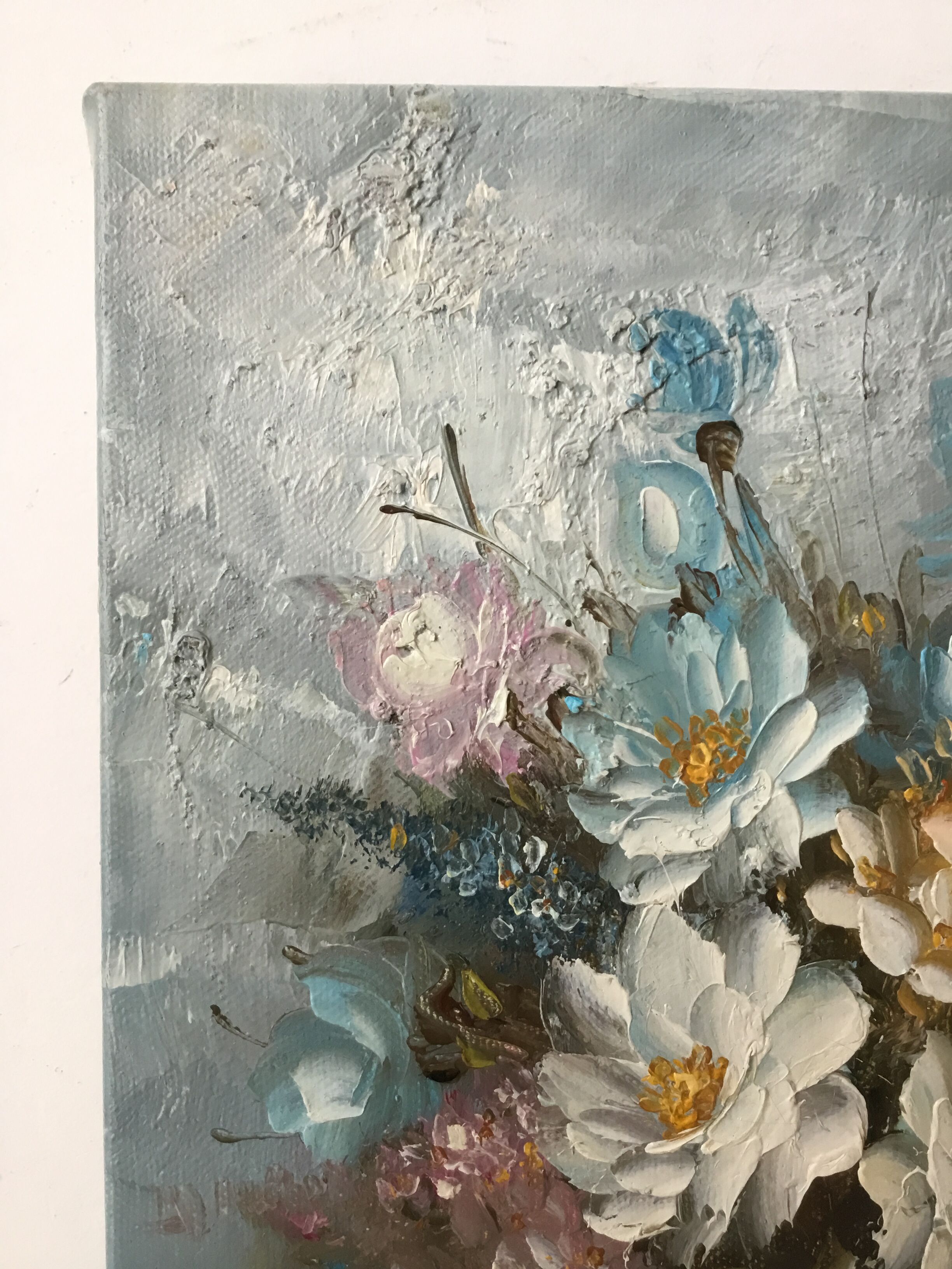 Oil on canvas “Bouquet of flowers”