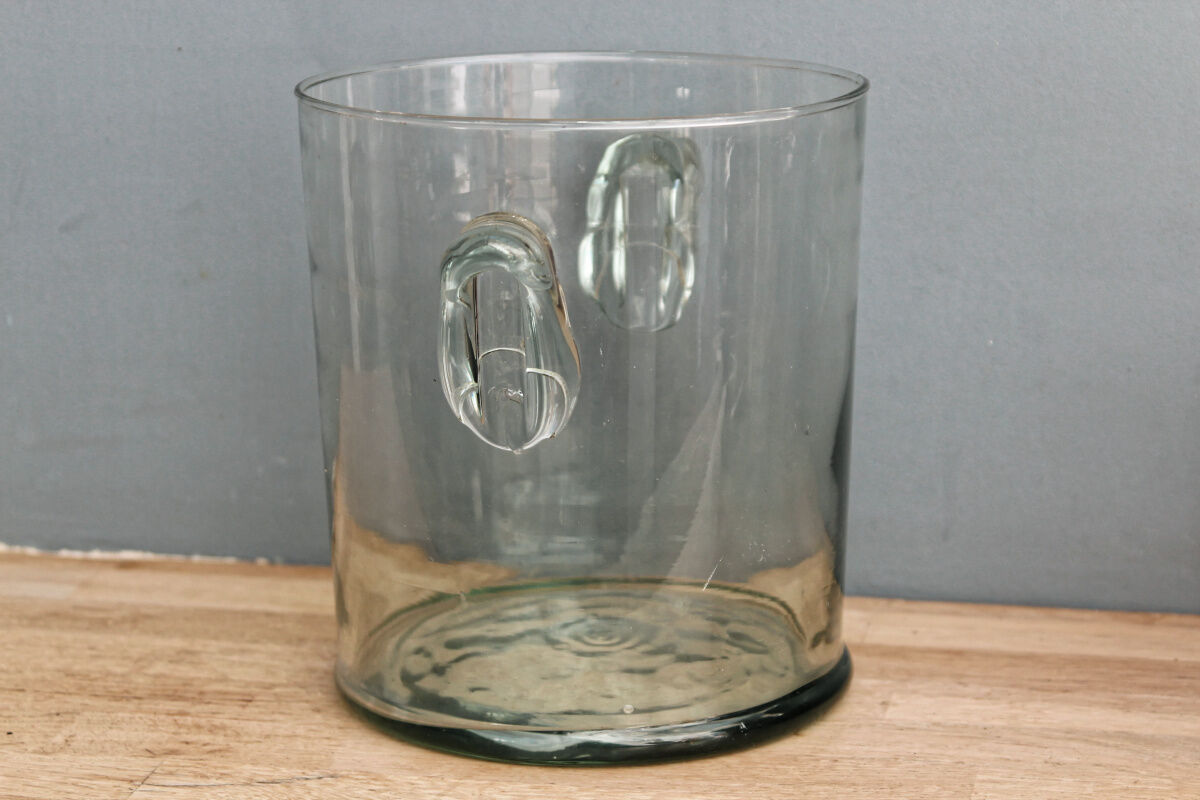 Blown glass champagne bucket