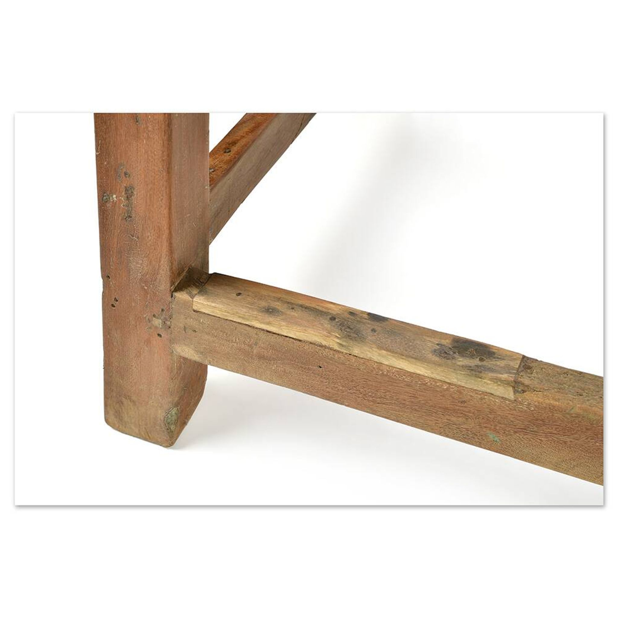 Grande table de travail en bois massif (245 x 80 x 90cm)