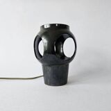 Rare midcentury ceramic table lamp, space age style, 1970s