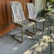 Italian dining chairs by Gastone Rinaldi, 1970s, set of 2