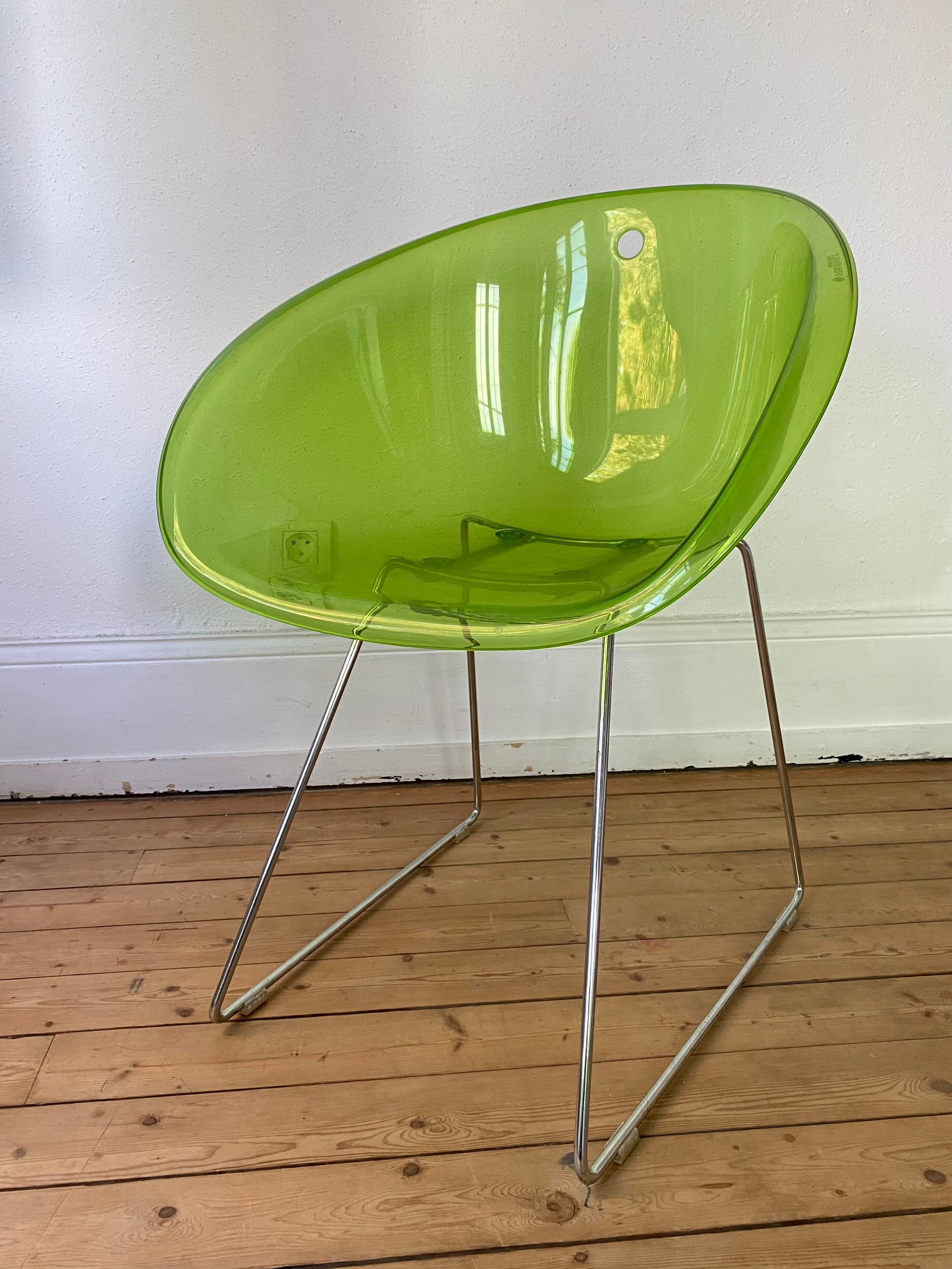 Set of 4 Pedrali design chairs