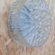Chiseled glass ceiling lamp