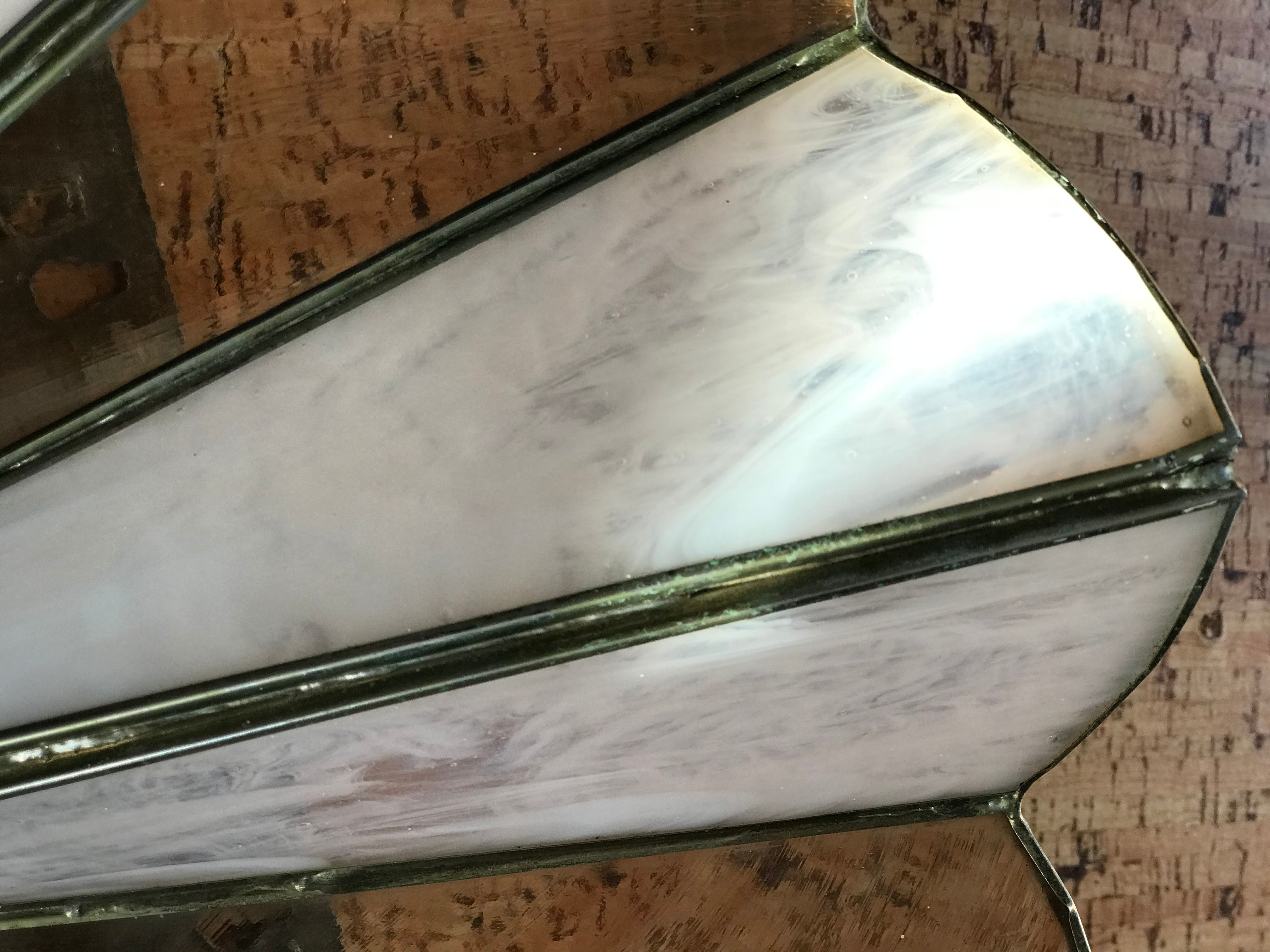 Wall light  glass fan