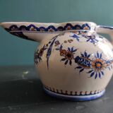 Vintage French hand-painted jug/pitcher