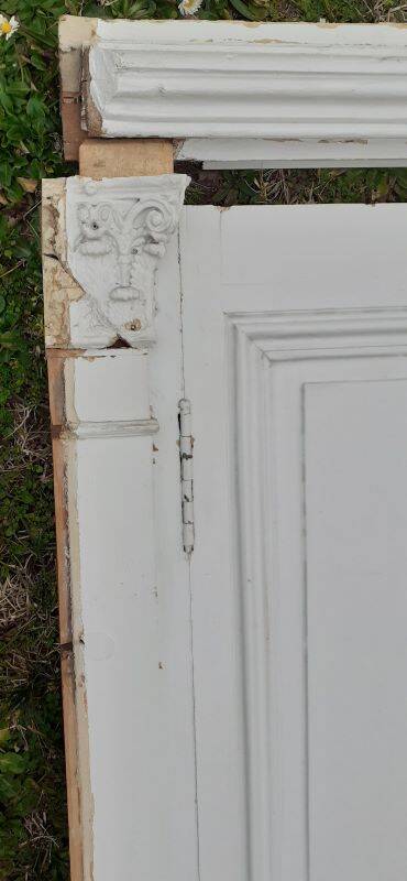 19th century woodwork 2x2 Louis Philippe mirror doors H2.46m L4.5m