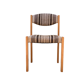 Suite of 4 chairs self beech brass and wool 1960