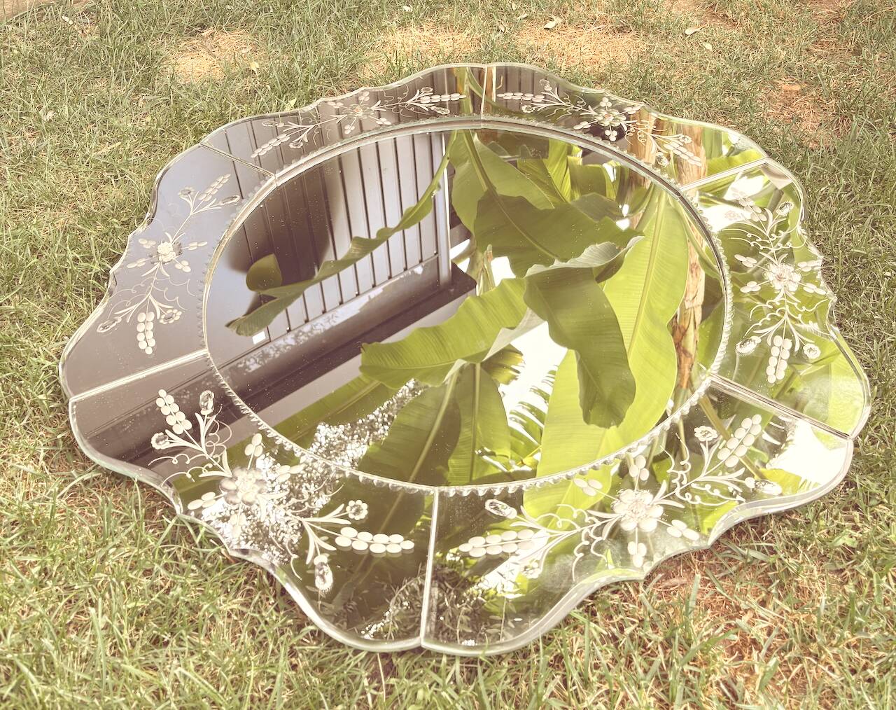 Ancient Venetian mirror