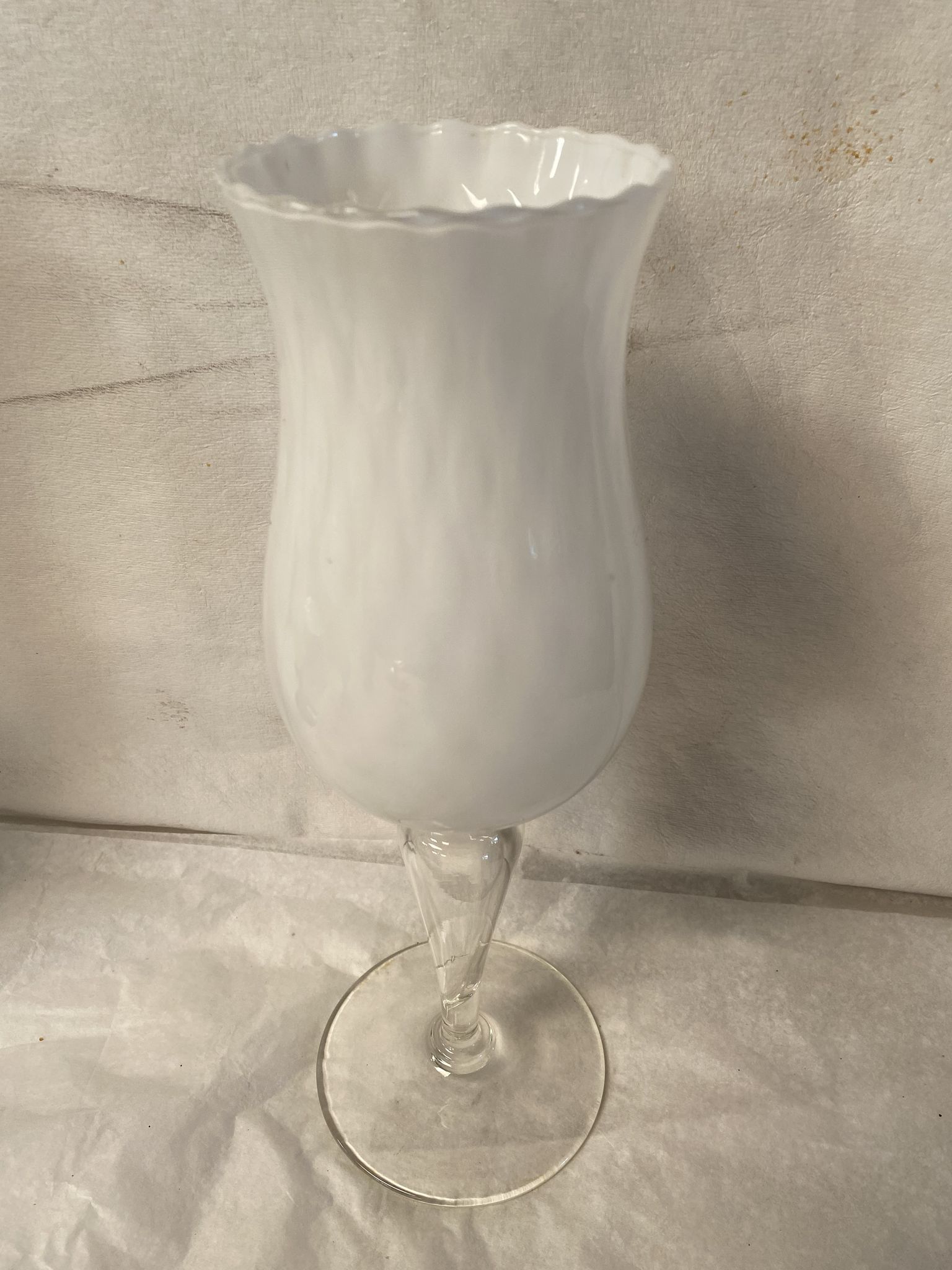 Vase en opaline vintage