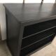 Sideboard without antique door, 3 black pine shelves