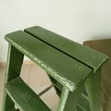 Antique wooden painter's stepladder
