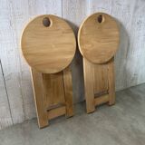 Pair of folding stools
