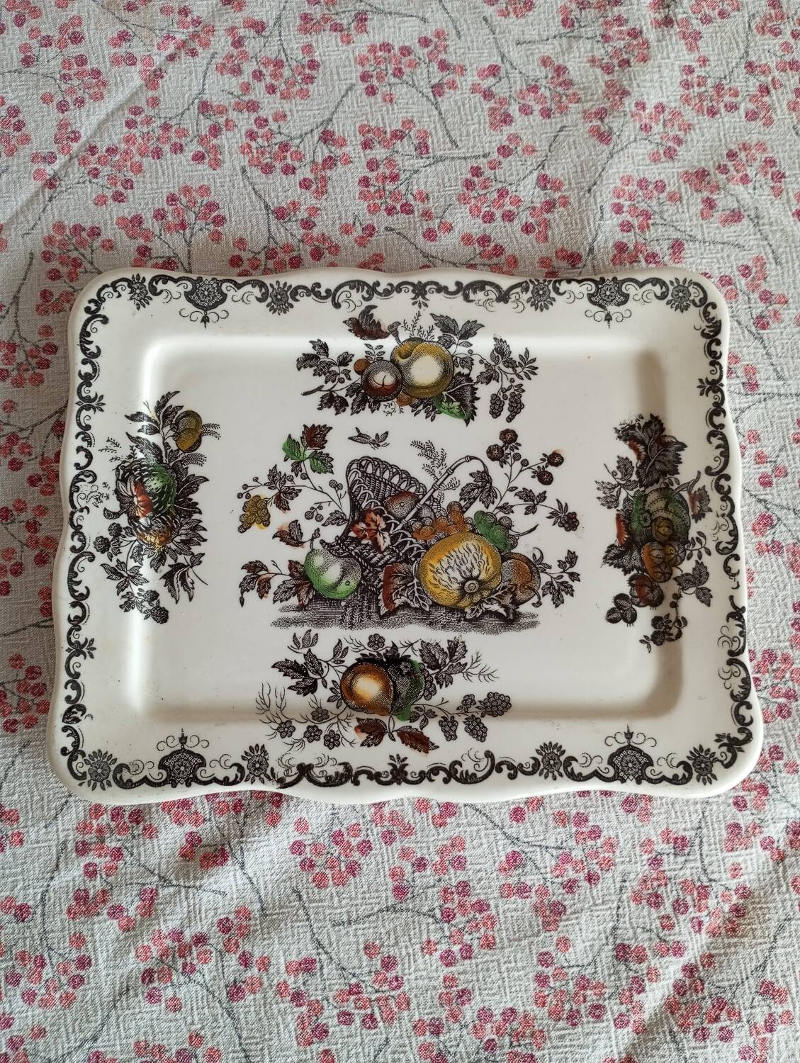 Beurrier vaisselle anglaise Mason's