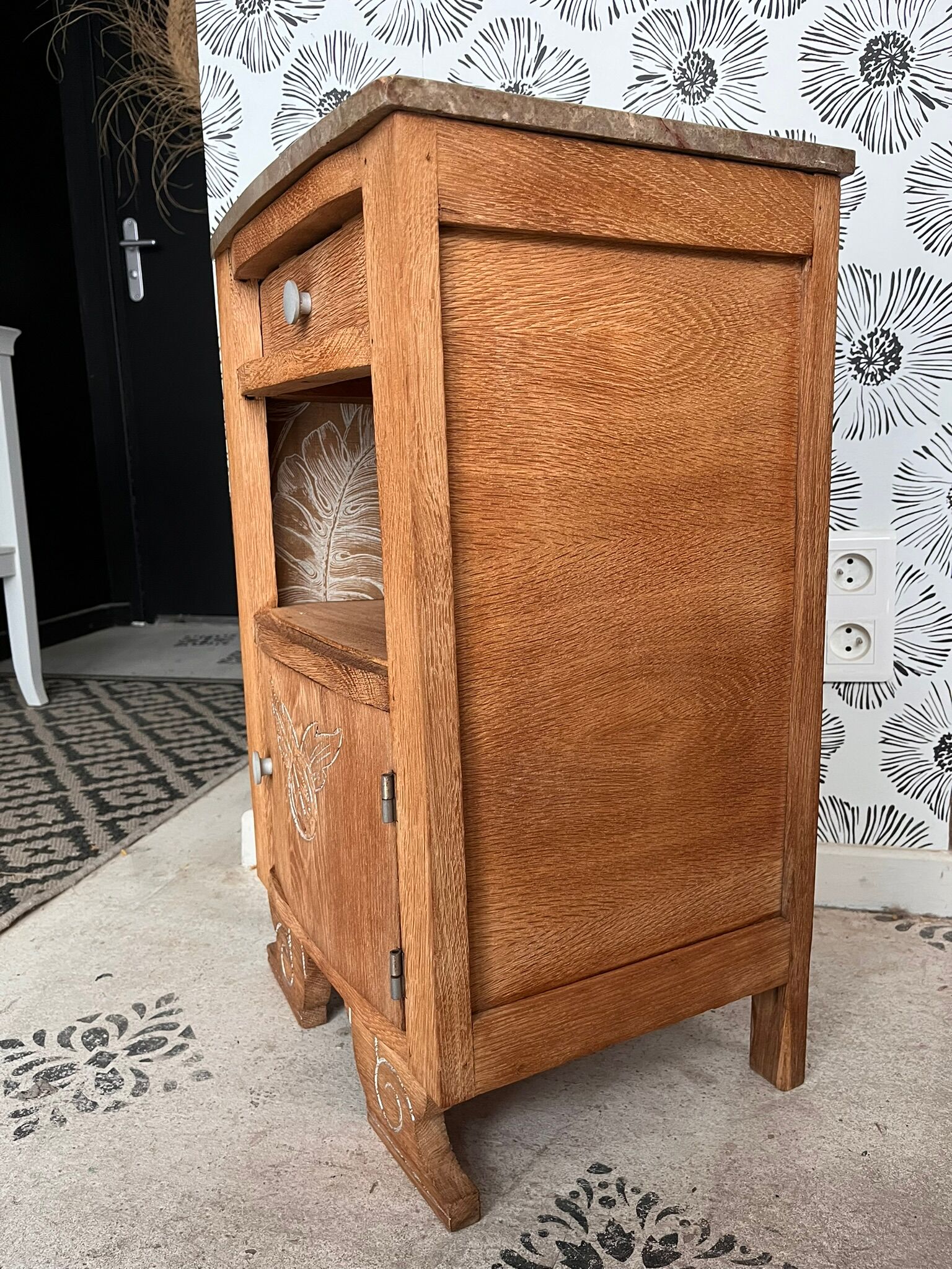 Art Deco bedside table