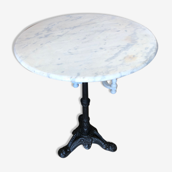 Bistro table on marble