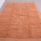 Peach Vintage Moroccan Rug 187 x 252 cm - Handmade Berber Wool Rug Boho