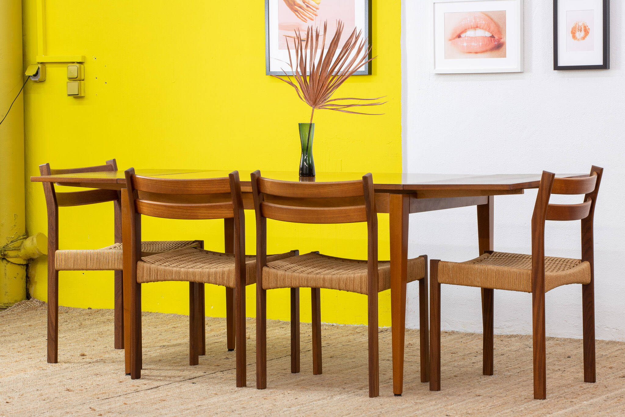 Vintage scandinavian table – 120 cm