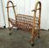 Porte revues vintage rotin et bambou