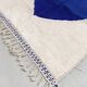 Authentic Moroccan Berber Beni Ouarain majorelle blue rug new