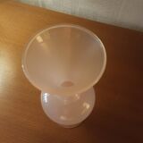 Pink vase type opaline