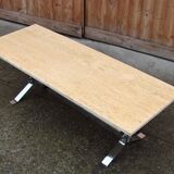 Travertine bench , 1970s