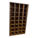 Range bouteille, casier à bouteille patiné