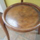 Barbière table de toilette bois courbé