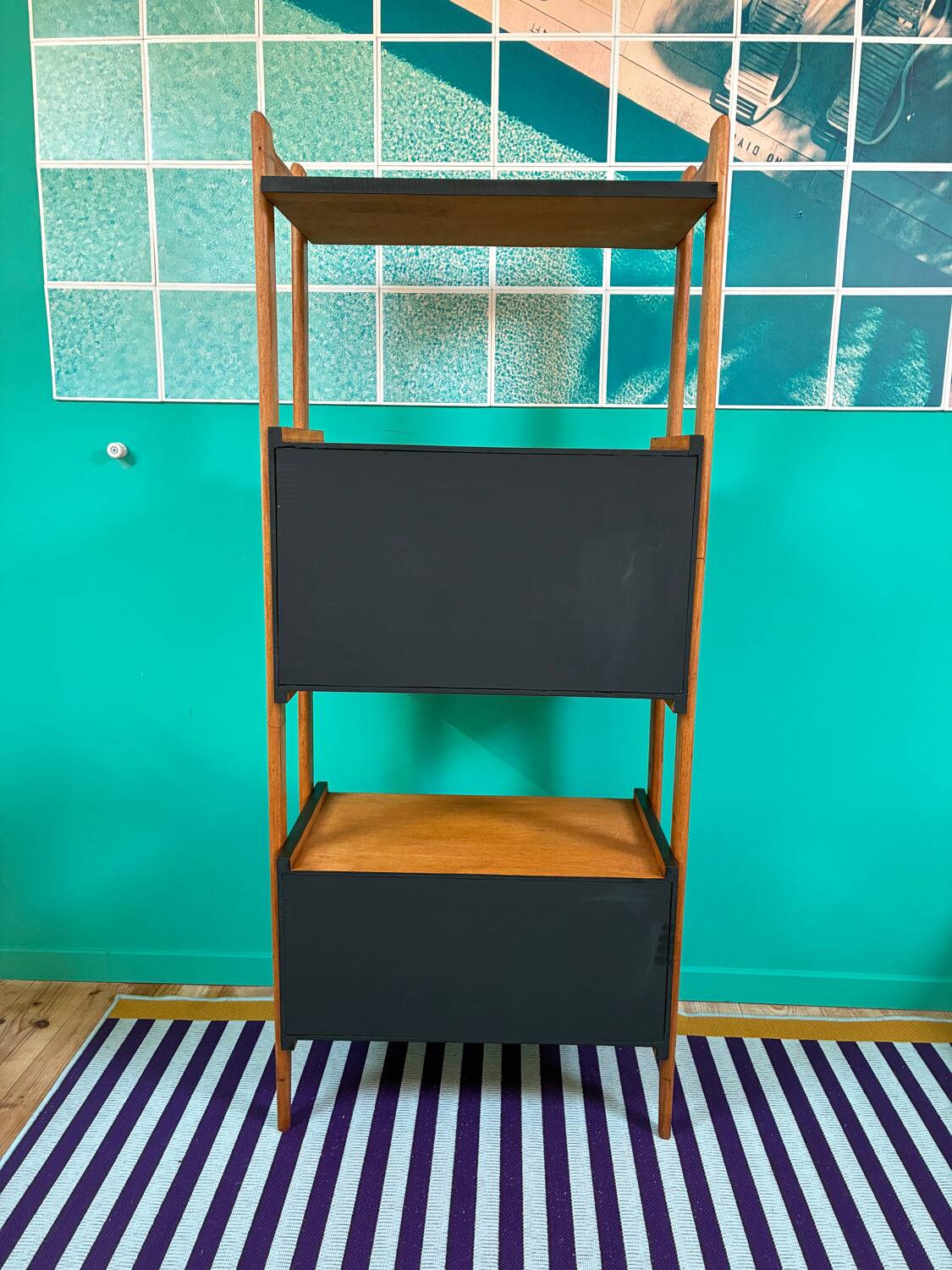Bibliothèque Vintage - Scandinave