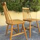 2 IKEA mid-century chairs in the style of Yngve Ekström's "Pinocchio"