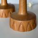 Oak table lamps by AB Stilarmatur Tranås, Sweden, 1960s, set of 2