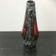 Former pitcher style art deco blue ceramics - vintage red