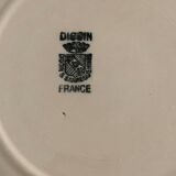 Digoin-Sarreguemines pink dessert plates