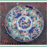 Ancien plat rond porcelaine du Japon Imari