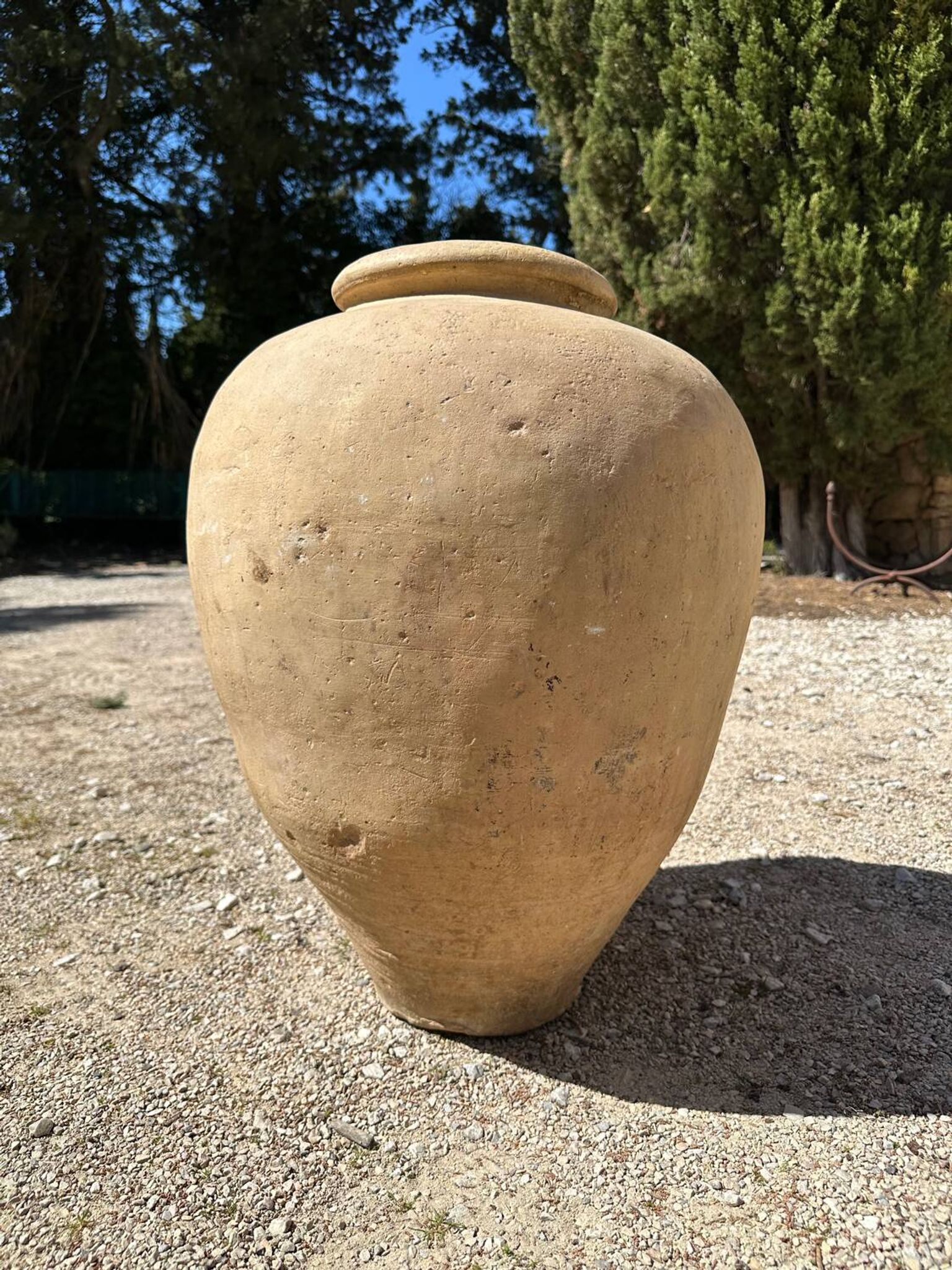 Jarre poterie en terre cuite ancienne 18ème