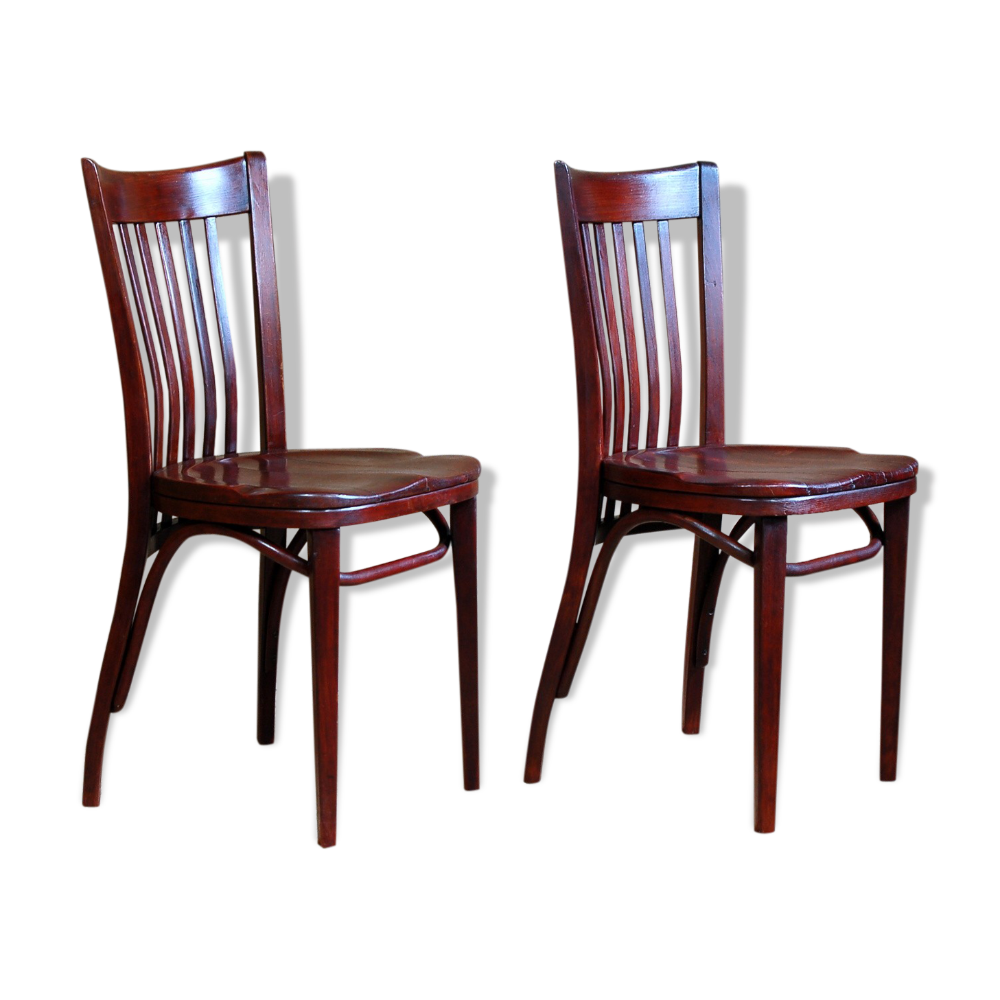Pair of Thonet bistro chairs