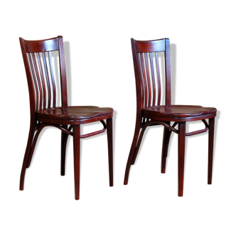 Pair of Thonet bistro chairs