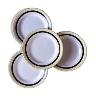 Set of 4 Salins flat plates