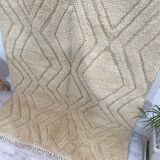 Handmade Moroccan Berber carpet 232 X 138 CM