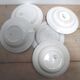Five deep dishes earthenware mismatched
