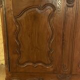 Louis XV walnut wardrobe - 18th century