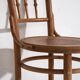 Ancienne chaise Thonet avec assise gravée (c.1920) #4