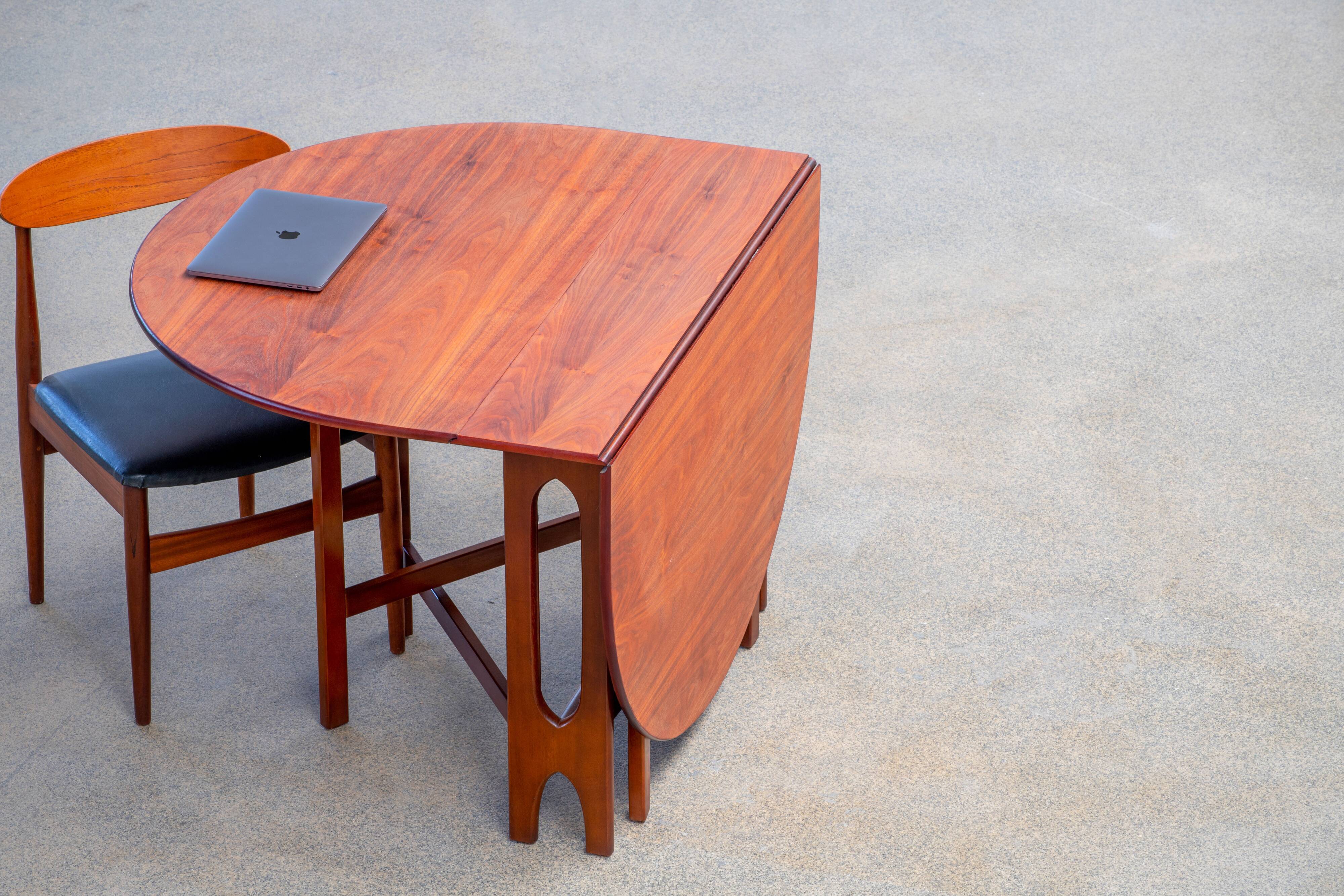 Scandinavian vintage folding table 1960