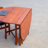 Scandinavian vintage folding table 1960